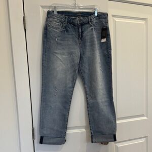 NWT Kut from the Kloth Women's Blue Boyfriend Jeans